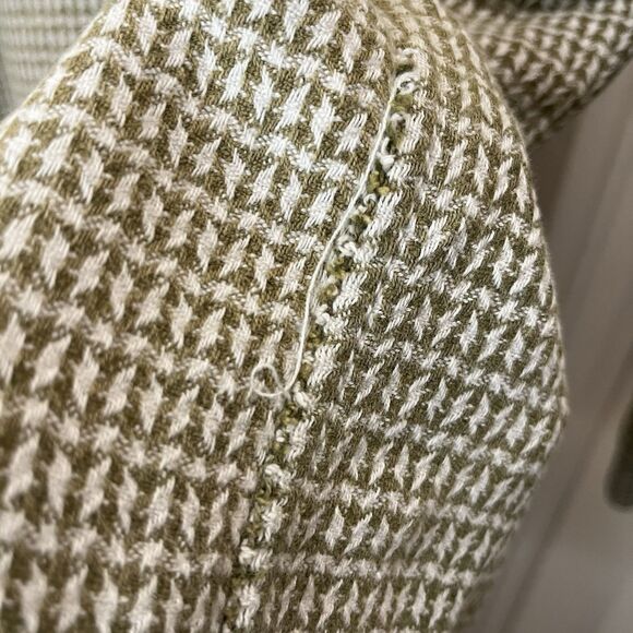 Bad Boy Vintage Shacket Jacket Shirt Button Up Thick Cotton Plaid Brown Green L - Picture 5 of 10